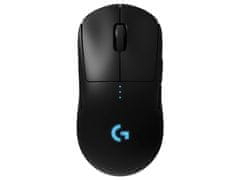 Logitech PRO/Nemščina/Optični/25 600 DPI/Brezžični USB/črna