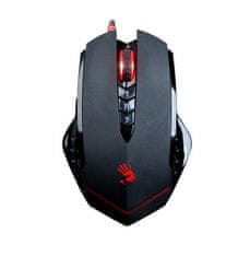 A4Tech BLOODY V8 gaming miška, do 3200DPI, tehnologija V-Track, 160KB pomnilnika, USB, CORE 2, kovinske podloge