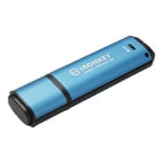 Kingston Ironkey Vault Privacy 50/8GB/USB 3.2/USB-A/modra