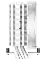 DEEPCOOL hladilnik AG400 ARGB / 120 mm ventilator ARGB / 4x toplotne cevi / PWM / za Intel in AMD / bela