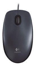 Logitech M90/Office/Optical/Wired USB/Black