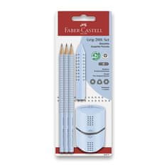 Faber-Castell Grafitni svinčnik Grip 2001 Sky Blue set, 5 kosov