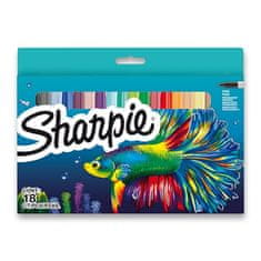 Sharpie Permanentni marker Fish komplet 18 barv