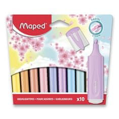 Maped Označevalnik Fluo Peps Pastel set 10 barv