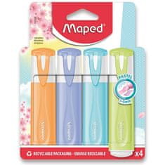 Maped Označevalnik Fluo Peps Pastel set 4 barv