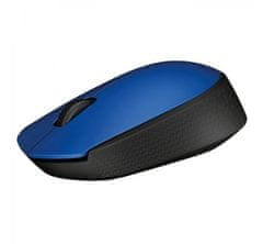 Logitech M171/Office/Optical/1,000 DPI/Wireless USB/Black-Blue