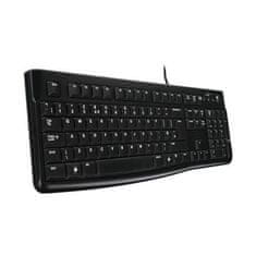 Logitech Logitechova žična tipkovnica K120 - EMEA - CZ postavitev - črna