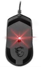 MSI Gaming miška CLUTCH GM11 Gaming/ 5.000 dpi/ RGB osvetlitev/ 6 gumbov/ USB