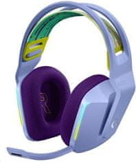 Logitech G733 LIGHTSPEED Brezžične RGB gaming slušalke - LILAC - 2,4 GHz - EMEA