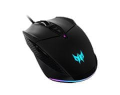 Acer PREDATOR CESTUS 335 gaming miška, 5×DPI, max.19000dpi,Pixart senzor,IPS/speed 400, 10 progr.print. 0,5 ms,Quarter Master