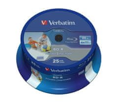 Verbatim BD-R SL(25 pakiranj)Spindl/6x/25GB/izpisljiv