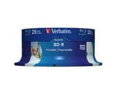 Verbatim BD-R SL(25 pakiranj)Spindl/6x/25GB/izpisljiv