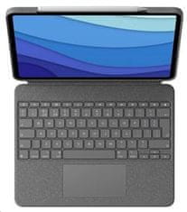 Logitech Combo Touch za iPad Pro 11" (1.2.3.4. generacija) - SIVA - Slovenija - INTNL