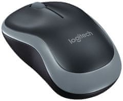 Logitech M185 nano/Office/Optical/1000 DPI/Wireless USB/Gray