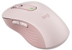 Logitech Mouse Signature M650 Velika/optična/brezžična/400-2000 dpi/5 gumbov/ bolt/rožnata