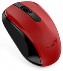 Genius NX-8008s/Office/Optical/1 200 DPI/Wireless USB/Red