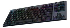 Logitech G915 TKL brezžična RGB mehanska igralna tipkovnica brez ključa LIGHTSPEED - CARBON - US INT' L - INTNL