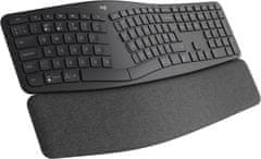 Logitech K860/Wireless Bluetooth/US postavitev/črna