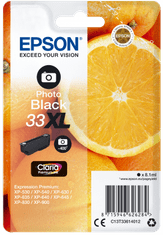 Epson Singlepack Photo Black 33XL Claria Prem. Ink