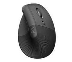 Logitech Lift Vertikalna ergonomska miška za podjetja - GRAFIT / Črna - EMEA