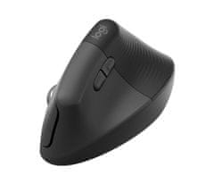 Logitech Lift Vertikalna ergonomska miška za podjetja - GRAFIT / Črna - EMEA