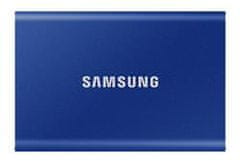 Samsung zunanji SSD 1TB T7 USB 3.2 Gen2 (hitrost prenosa do 1050 MB/s), modri