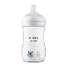 Philips Avent Natural Response steklenička 260 ml, 1m+, koala