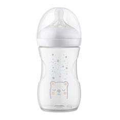 Philips Avent Steklenička Natural Response z ventilom AirFree 260 ml, 1m+, medvedek