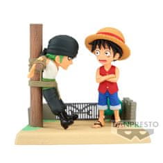 BANPRESTO One Piece Log Stories Monkey D Luffy & Roronoa Zoro figure 7cm 