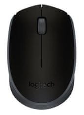 Logitech Logitechova brezžična miška B170 - poslovna - EMEA - Črna