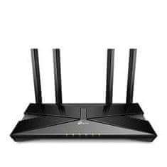 TP-Link Usmerjevalnik AX3000 Dual-Band Wi-Fi 6SPEED: 574 Mb/s pri 2,4 GHz + 2402 Mb/s pri 5 GHz SPECIFIKACIJA: 4 × antene, 1 × gigabit