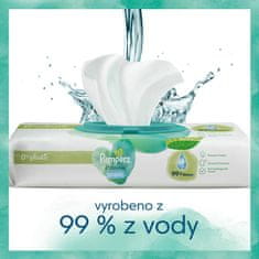 Pampers Harmonie Aqua mokri robčki brez plastike 4x48 kosov = 192 kosov