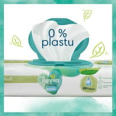 Pampers Harmonie Aqua vlažni robčki brez plastike 15x48 kosov = 720 kosov