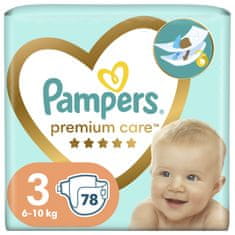 Pampers Premium Care plenice za enkratno uporabo velikosti 3 (78 kosov) 6-10 kg