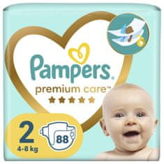 Pampers Premium Care plenice za enkratno uporabo velikosti 2 (88 kosov) 4-8 kg