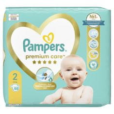 Pampers Premium Care plenice za enkratno uporabo velikosti 2 (88 kosov) 4-8 kg