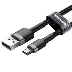 BASEUS Baseus CAMKLF-BG1 Kabel USB 1 m 2.0 USB A Micro USB črn