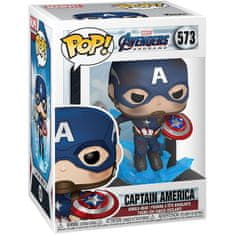 Funko POP figura Marvel Avengers Endgame Captain America with Broken Shield & Mjolnir 