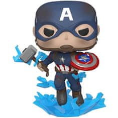 Funko POP figura Marvel Avengers Endgame Captain America with Broken Shield & Mjolnir 