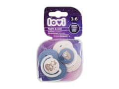 LOVI Lovi - Night & Day Dynamic Soother Boy 3-6m - For Kids, 2 pc 