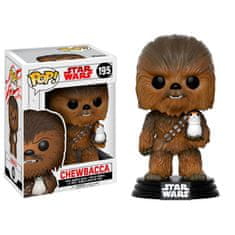 Funko POP figura Star Wars Chewbacca s Porg 