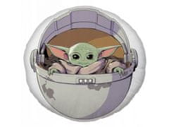 Disney Star Wars Baby Yoda Okrogla blazina, okrasna blazina 40x40 cm, Oeko-Tex 