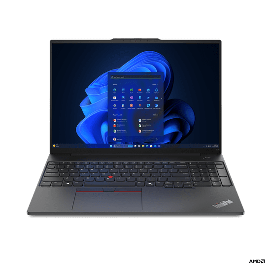 Lenovo ThinkPad E16 G2 prenosnik, 40,64cm (16), WUXGA, R7 7735HS, 32GB, 1TB, W11P (21M5002FSC)