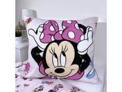 Disney Disney Minka Mavri Rdeč roza komplet posteljnine, bombažna posteljnina z zadrgo 160x200 cm, Oeko-Tex 