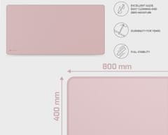 Natec Colors XXL podloga za miško, 800x400 mm, roza
