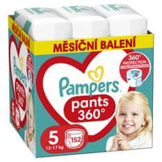 Pampers Activ Baby-Dry Pants hlače za enkratno uporabo 5 (12-17 kg) 152 kosov - MESEČNA DOBAVA