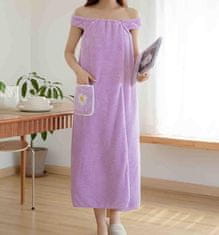 VIVVA® Ženski kopalni plašč, Kopalna brisača (Vijolična, 75 x 140 cm) | TOALINA
