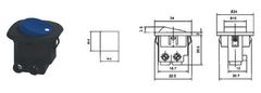 LP PRK0009C Stikalni priključek RS-101-7C modri