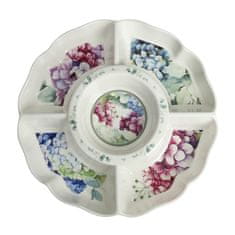 Brandani Servirni krožnik 5-delni Flora 27cm, porcelan