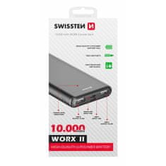 SWISSTEN WORX II 10.000 mAh prenosna baterija